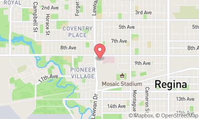 map, Residence Inn by Marriott Regina