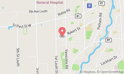 map, AA Limo Niagara