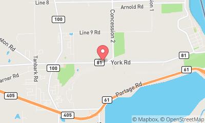 map, Queenston Pottery Studio