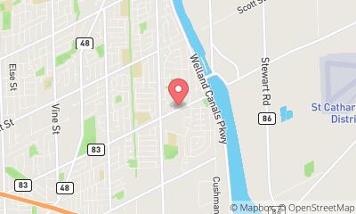 map, The Painted Turtle Pottery & Art Studio