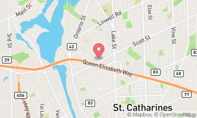 map, St Catharines Karate School