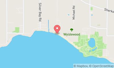 map, Wyldewood Road Beach