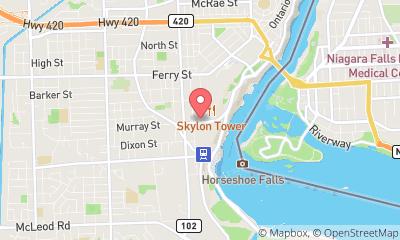 map, Quality Hotel Fallsview Cascade