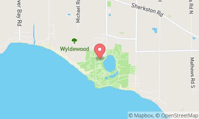 map, Sherkston Shores Beach Resort & Campground