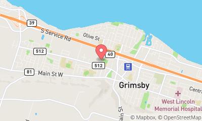 map, Grimsby Tennis Club