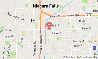 map, Joys Inn Niagara Falls
