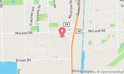 map, Cineplex Odeon Niagara Square Cinemas