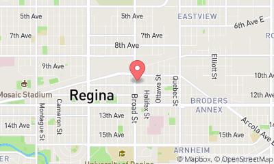 map, Wascana Donair & Shawarma