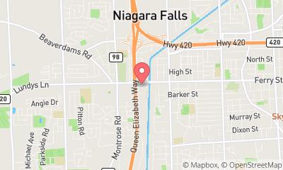 map, Niagara Falls Inn Near The Falls