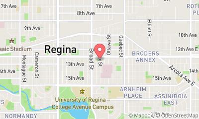 map, Regina Work Preparation Centre Inc.