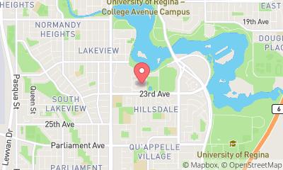 map, Wascana Rehabilitation Centre