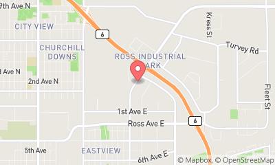 map, Minhas Sask Distillery, Winery and Brewery