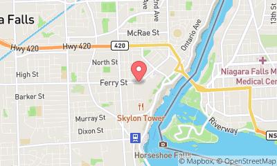 map, Hooters Niagara