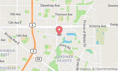 map, CAA Saskatchewan