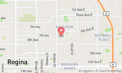 map, Elite Athlete & Prospects Centre