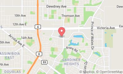 map, GoodLife Fitness Regina Victoria Square