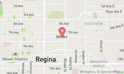 map, Krav Maga Regina Inc