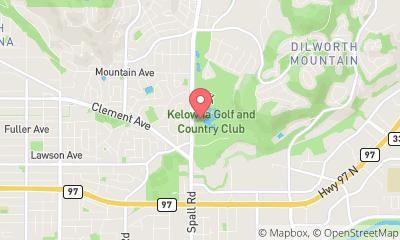 map, Kelowna Golf & Country Club