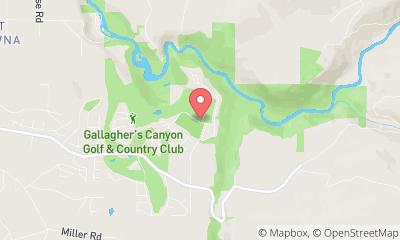 map, The Pinnacle Course at Gallagher's Canyon