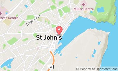 map, O'Brien's Music Inc.