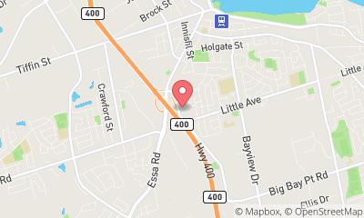 map, Holiday Inn Barrie-Hotel & Conference Ctr