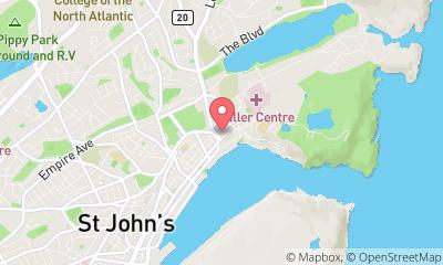 map, Sheraton Hotel Newfoundland