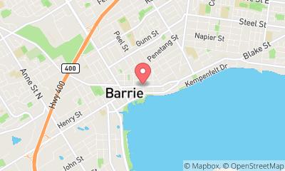 map, Barrie Farmers Market