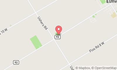 map, Elmvale Flea And Farmers Market ''The Sales Barn''