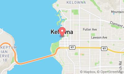 map, Tourism Kelowna