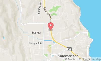 map, Summerland Visitor Centre