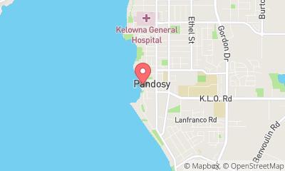 map, Kelowna Paddle Centre