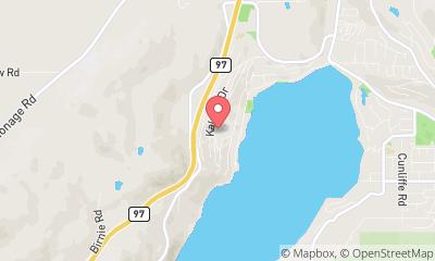 map, Ed's Mobile Kayak Rental Vernon BC