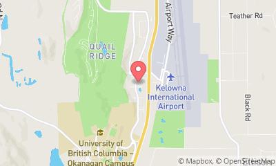map, Hampton Inn & Suites by Hilton Kelowna Airport