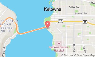 map, Kelowna's Beach House