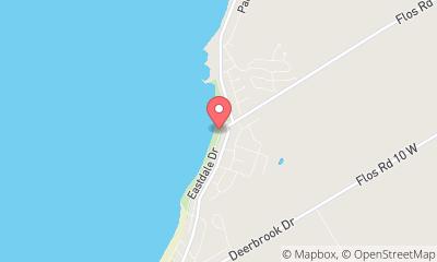 map, Allenwood Beach