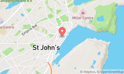 map, Craft Council of Newfoundland & Labrador