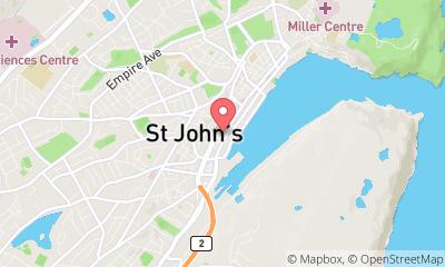 map, O’Reilly’s Irish Newfoundland Pub