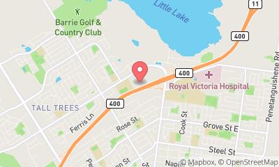 map, Cineplex Cinemas North Barrie