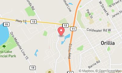 map, Galaxy Cinemas Orillia