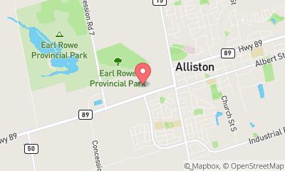 map, Imagine Cinemas Alliston