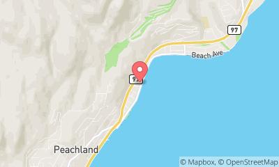 map, Peachland Community Arts Council & Art Gallery