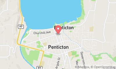 map, Matheson and Grove Fine Art Gallery at Martin Street Art and Music