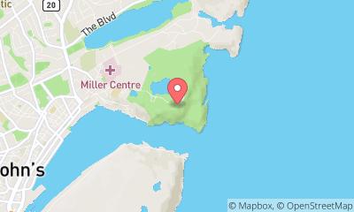 map, Signal Hill National Historic Site