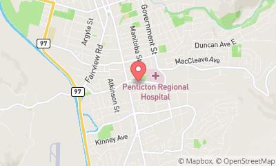 map, Penticton Honda Centre