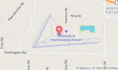 map, Abbotsford International Airport