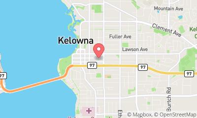 map, Jazzercise Kelowna