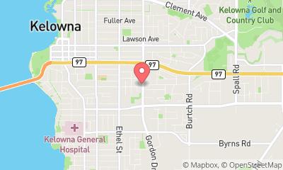 map, Oasis Inn Kelowna