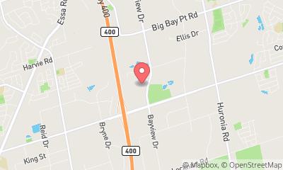 map, Hand & Stone Massage and Facial Spa - Barrie