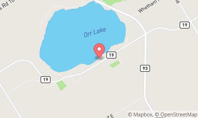 map, Orr Lake Family Cottage
