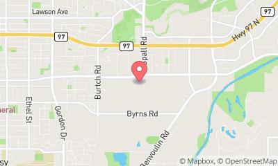 map, Kelowna Gymnastix